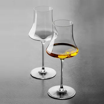 ISO 400-450 ml Krištáľové Sklo Ručne Fire Svetlo Luxusné Červené Víno, Šampanské, Brandy Winebowl Ochutnávka Vôňa Voňajúce Pohár