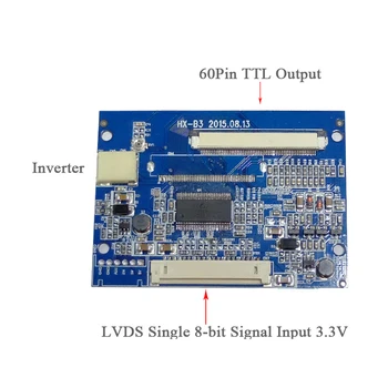 HX-B3 LVDS zase 60pin TTL port štandardné 20kolíkový 1-ch 8 LVDS vstup 60pin TTL výstup A101VW01
