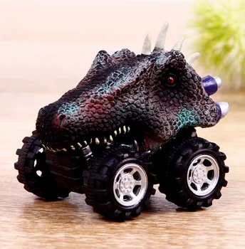 Hračka Dinosaur Vytiahnuť Späť Autá Realistické Dino Automobilov Mini Monster Truck s Veľkým Pneumatiky Malé Dinosaura Hračky pre Deti Narodeninám