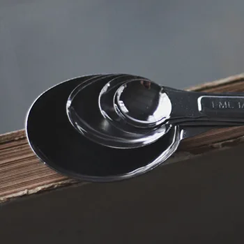 4Pcs/Set Retro kovaného železa odmernú lyžičku nastaviť pečenie rekvizity kuchynský riad zátišia domáce dekorácie