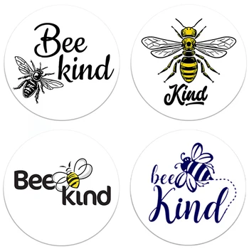 Bee Druh Bee Happy Nálepky Nepremokavé Nálepky, Etikety Tesnenie Nálepky Bee Happy Day Party DIY Dekorácie Bee Druh Labels