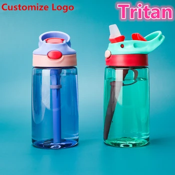 Kvalitné Prenosné Fľaše na Vodu Bezpečnosti Plast Tritan 480ML Osobné Vonkajšie Drinkware Pohár Detí Narodenia Darček Prispôsobiť