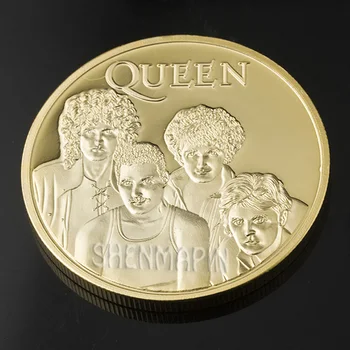 Kráľovná Rocková Kapela Hudba Pamätné Mince Legendy Výzvou Mince Britská Rocková Kapela Art Mincí, Zberateľských Darček