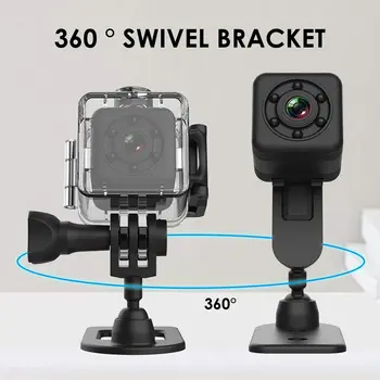 1080P Mini Kamera espia 360° Rotácia SQ29 Wifi Nočné Videnie Pohybu Zistiť Videokamera CT101 ip cam Diaľkové Ovládanie, Mikro Telo Cam