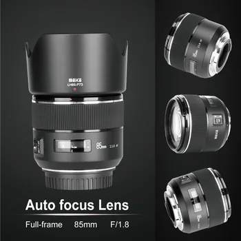 Meike 85mm F1.8 Full Frame Auto Focus Portrét Objektív pre Canon EOS EF Mount Digitálne SLR Fotoaparáty 1300D 600 D