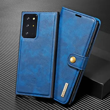 DG.Ming Pre Samsung Poznámku 20 Ultra Peňaženky Prípade Odnímateľný Kožené Magnetické Flip Cover obal pre samsung Galaxy S23 21 22 Ultra/Plus S21 FE