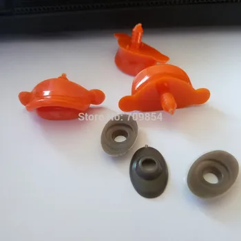 20pcs/veľa nových príchodu 42*18 mm oranžová farba kačica ústa s kmeňových zadarmo podložka hračky príslušenstvo