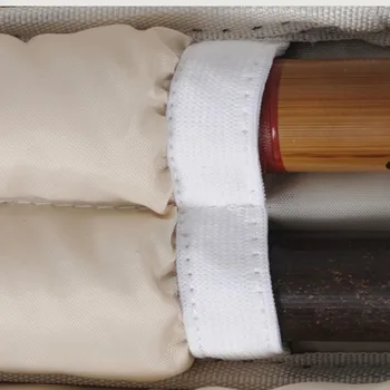 71 cm Veľkoobchod fashional profesionálny prenosný, trvanlivý bambusová flauta taška prípade mäkké koncert čalúneným krytom box batoh podržte 4pcs