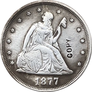 1877 Spojené Štáty sedieť slobody na dvadsať centov KÓPIA