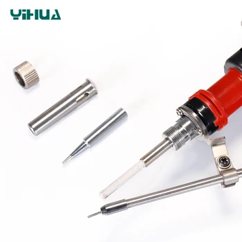 YIHUA 110V220V Digitálny displej Ručné Vnútorné Kúrenie Elektrické Spájkovačka Automaticky Poslať Tin Zbraň Zváranie Repair Tool
