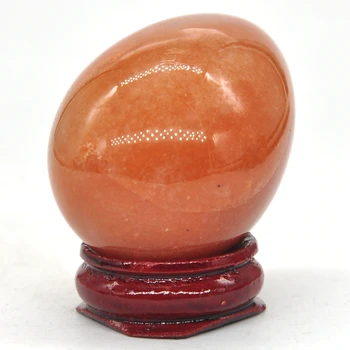36x50mm Orange Aventurine Vajcia v Tvare Kameňa, Liečenie, Prírodný Krištáľ Masáž Minerale Drahokam Duchovné Dekor Zber