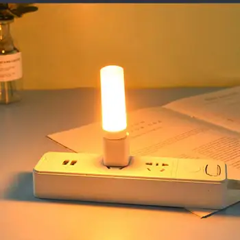 USB Atmosféru Svetla LED Plameň Blikajúce Sviečky Svetlá Knihu na Čítanie Pre Power Bank Camping Osvetlenie Cigaretový Zapaľovač Účinok Svetla