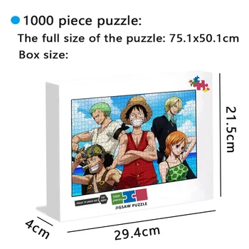 Dragon Ball Puzzle Japonskom Anime Goku Skladačka Puzzle Dieťa Papier Hádanky Deti Vzdelávacie Hračka Darčeky pre Deti 300/500/1000 Ks