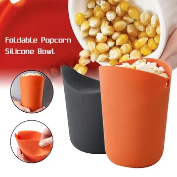 2022NEW vedro Skladacia silikónové produkty Popcorn box Mikrovlnná popcorn misy bytové doplnky Kuchynské doplnky