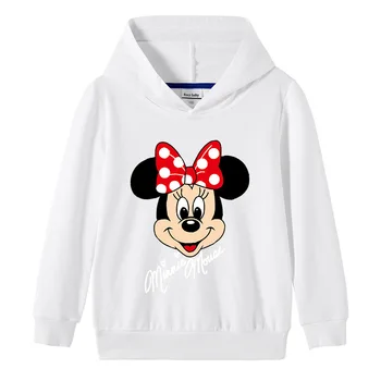 Disney Jeseň Cartoon Mickey Hoodies Deti Hoodies Chlapcov, Oblečenie pre Deti, Mikiny Dievčatá Tlač Deti, Mikiny 2-10Y
