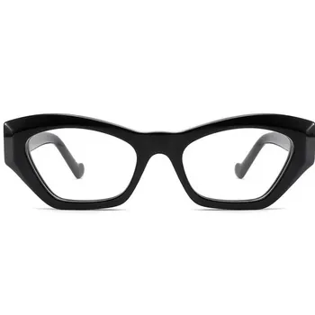 Retro Námestie Acetát Optické Okuliare Rámy Muži Ženy Móda Počítač Okuliare 50684