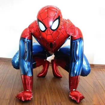 1Pc 3D Veľký Hrdina Spider Fóliové Balóniky Narodeninová Párty, Baby Sprcha Dekorácie Zásoby Hélia balón Deti Darčeky