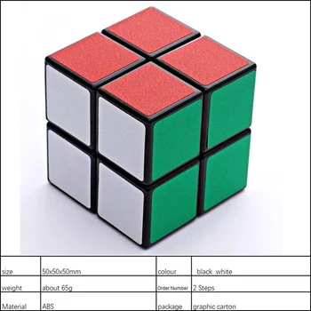 ShengShou Magic Neo Rubix Kocka 2 Kroky 50mm 2X2 Nálepky Puzzle Kocky Vzdelávacie Hračky Pre Deti Strane Spinner