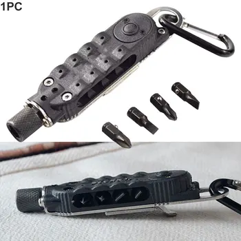 Mini Multifunkčný Skrutkovač Vonkajšie výchovy k DEMOKRATICKÉMU občianstvu Keychain Tvar Skrutkovače Prenosné Nehrdzavejúcej Ocele Repair Tool Dropshipping