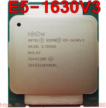 Intel Xeon CPU E5-1630V3 SR20L 3.70 GHz, 4-Jadrá 10M LGA2011-3 E5-1630 V3 procesor E5 1630V3 doprava zadarmo E5 1630 V3