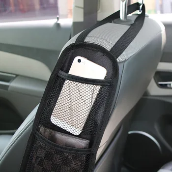 Auto box autosedačky skladovanie taška telefón taška sedadlá bočné zavesenie skladovanie oka taška veľká veľkosť 42*14 cm ping