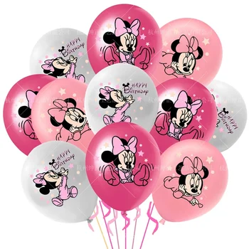 12 Palcový 10pcs Minnie Mickey Mouse Latexové Balóny Chlapci Narodeniny Minnie Party Dekorácie, Hračky pre Dieťa Dieťa Sprcha Strana Dodávky