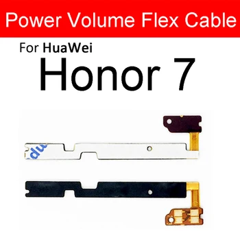 Sily a Objemu Flex Kábel Pre Huawei Honor 6 7 7i 8 8x 9 9i 10 20 20i Pro Plus Lite MAX Výkon Objem Prepnite Tlačidlo Ovládania Časti