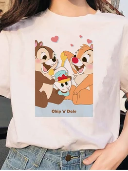 Disney Tričko Ženy Chip 'n' Dale Tlač Lete Nové Produkty, Zábavné Všetky Vaše Sladké T-Shirt Hviezdy Estetické Pohodlné Tričko Dievča