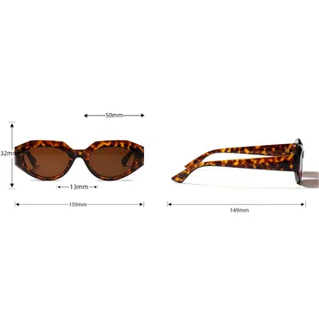 Peekaboo ružová čierna retro slnečné okuliare pre ženy mnohouholník 2021 dámske slnečné okuliare cat eye uv400 príslušenstvo žena hot-predaj