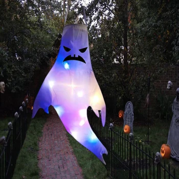 Halloween LED Vonkajšie Svetlo Batérie Kostra Ghost Horor Veľká Veľkosť Grimasa Žiariace Strany Rekvizity Halloween Dekorácie