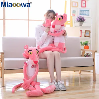 55-130 cm Vysoko Kvalitné Obrie Baby Hračky Plaything Roztomilý Naughty Pink Panther Plyšové Mäkké Bábiky Hračky Domova Dievča Kawaii Darček