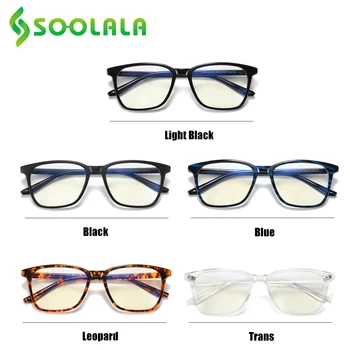 SOOLALA Ultralight Retro Anti Modré Svetlo Okuliare na Čítanie Muži Ženy Zväčšovacie Okuliare Presbyopic Okuliare Gafas Lectura Hombre