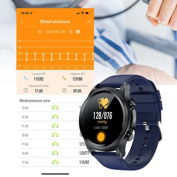 2022 Nové Inteligentné Hodinky Mužov EKG Monitor Krvného Tlaku a Telesnej Teploty SmartWatch Vodotesný IP68 Fitness Tracker Pre Mužov Hodinky