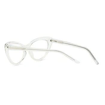 Peekaboo cat eye módne okuliare, rám ženy TR90 vysoko kvalitné čierna jasné modré svetlo okuliare žena transparentné
