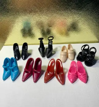 Nové štýly módne bábiky hračky topánky príslušenstvo pre 1/6 BB vysoké podpätky, ploché nohy bábiky BBQ08