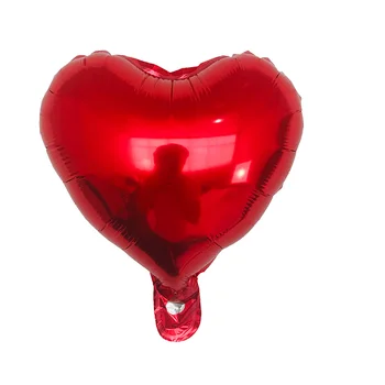 10pcs 10 inch srdce láska hliníkovej fólie balón baby sprcha detskej narodeninovej oslavy svadby dekor dodávky vzduchu balóny Globos