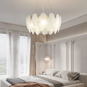 Led Luster tvorivé villa jedáleň svetlo jednoduchý návrhár spálňa domov obývacia izba sklo svetla