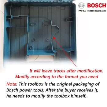 Bosch Toolbox (upravené) Nabíjateľná Vŕtačka Elektrická Vŕtačka Vplyv Vŕtať Domácnosti Univerzálny Kufor Veľkosť: 34 CM X 28 CM×10 CM