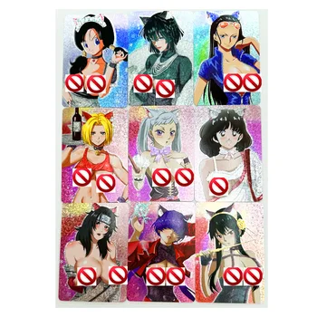 9pcs/set Dragon Ball Videlu Fubuki Yor Kováč ACG Sexy Nahé Hračky Záľuby Hobby, Zberateľstvo Herné Kolekcia Anime Karty