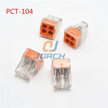 10PCS PCT-104 4 pin kábel drôt zapojenie pripojenie konektor pre lampa vodičový
