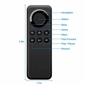 Diaľkové Ovládanie Nahradenie Bluetooth-Kompatibilné Set-Top Box, Vhodný Na Oheň Stick TV Box Streaming Hráč Box CV98LM