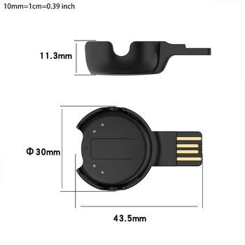 USB Nabíjačku Pre Polar Verity Zmysel OH1 Sledovať Nabíjací Kábel Smart Hodinky, Príslušenstvo Nabíjačky Dock Adaptér