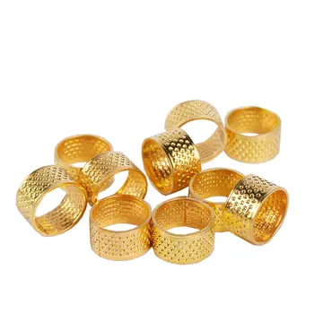 Kovový Zvonček Šitie DIY Nástroje Gold Key Ring Prst Chránič Domov Výšivky Šitie Dodávky Šitie Remeselné Príslušenstvo