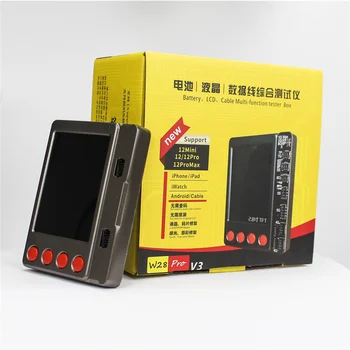 W28 Pro LCD Batéria Fotosenzitívne Obrazovke Kábel Tester Box Rada Flex kábel Pre IPhone 11, 11pro, 11pro, max 12 13 Pro Max Mini