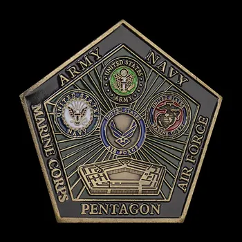 Uniterd Štáty Americké so suvenírmi Mince ministerstva Obrany Pamätné Mince Pentagon Medi Á Zberu Mince