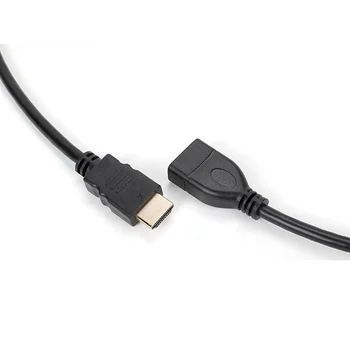 Kompatibilný s HDMI Predlžovací Kábel Mužov a Žien 1080p 3D 1.4 v M/F Predĺžiť Kábel pre HD LCD TV Prenosné PS3 Projektor