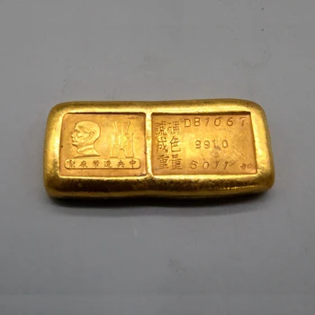 Republika Čína Dávnych Gold Bar Starožitné Remesiel Zlatých prútov Ingot Zberu Mince Commemoratvie Dary