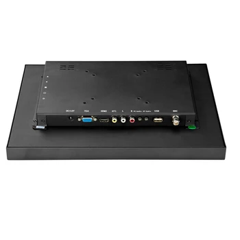 Čierna Farba, Priemyselné Lcd Monitor Otvorený Rám Monitora 15 Palcov s Odolným Dotykovým displejom AV BNC VGA HDMI USB Rozhranie