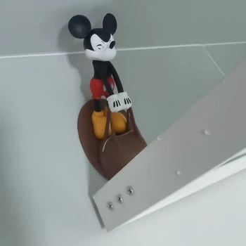 Disney Anime Mickey Mouse Dvere Zátky Akcie Obrázok Kolekciu Pvc Model Sochy Home Office Anti-kolízie Doorstop Bookends