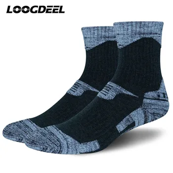 Loogdeel Unisex Zimné Outdoorové Športy, Lyžiarske Ponožky Snowboard Horolezectvo Zahustiť Teplo Ponožky Vlhkosti Wicking Froté Ponožky